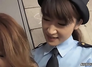 Drag queen police functionary licks added to toys japanese hottie momomi sawajiri