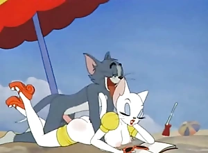 Tom with an increment of Jerry porn parody