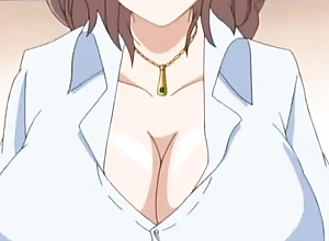 Manga teen fucks big breasted shove around girl