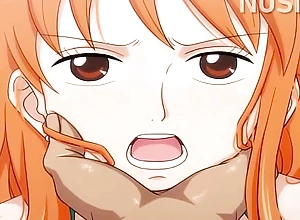 Nami giving blowjob until cum in mouth (full version)