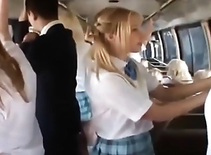 School unspecific in a bus