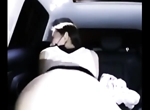 Chinese cam girl car enactment