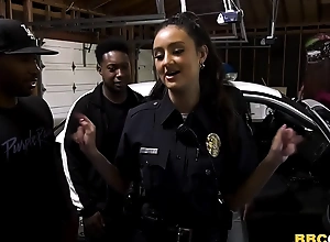 Police officer eliza ibarra deepthroats every big black cock