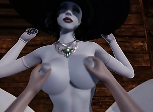 Pov fucking the hot devil milf lady dimitrescu in a sex dungeon denizen evil village 3d hentai