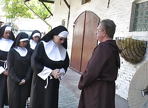 Nun loves fuck open-air