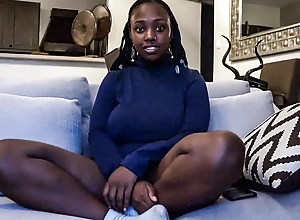 African Casting - Thick Prexy Black Babe Busted Open By Fake Ideal