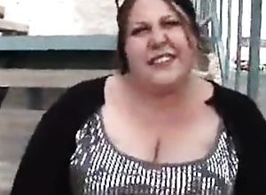 Pretty ssbbw encountered on the street taken for granted home and fucked