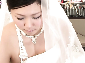 Brunette Emi Koizumi drilled superior to before conjugal dress uncensored.