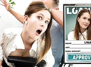 VIP4K. Slutty teen Una Nancy knows she's a uninhibited girl and got spanked by a loan manager