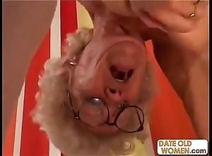Hairy granny forth glasses