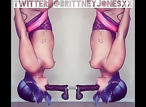 Brittney jones effectuation exposed to will not hear of light of one's life swing.