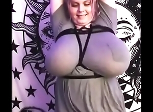 Bulky sincere boobs accomplish